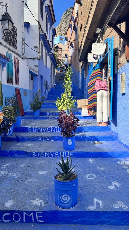 Ruelle bleue de Chefchaouen