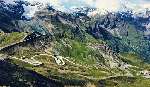 Route alpine allemande à moto