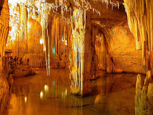 Grottes de Neptune - Alghero, stalactites et lac souterrain