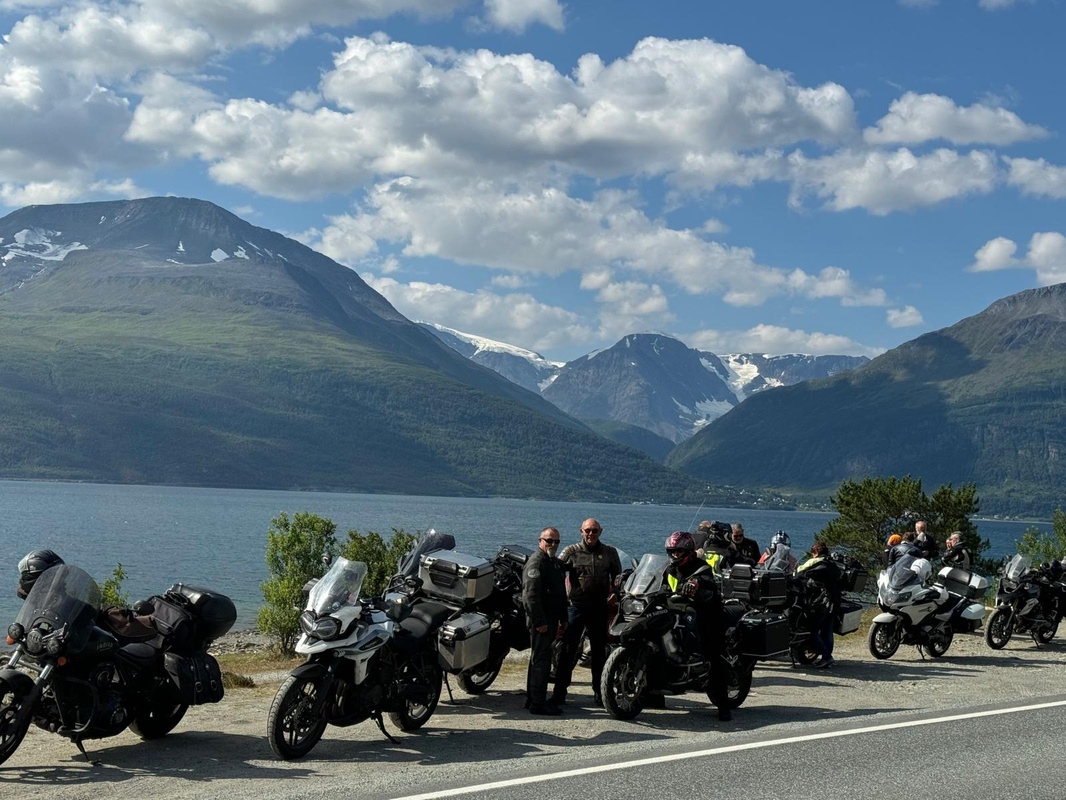 Rassemblement de motards au départ du circuit Cap Nord à Haguenau