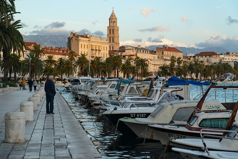 Palais de Dioclétien à Split - Péristyle et architecture romaine