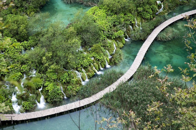 Lacs de Plitvice - Cascades et passerelles en bois