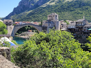 Vieux Pont de Mostar (Stari Most) sur la Neretva