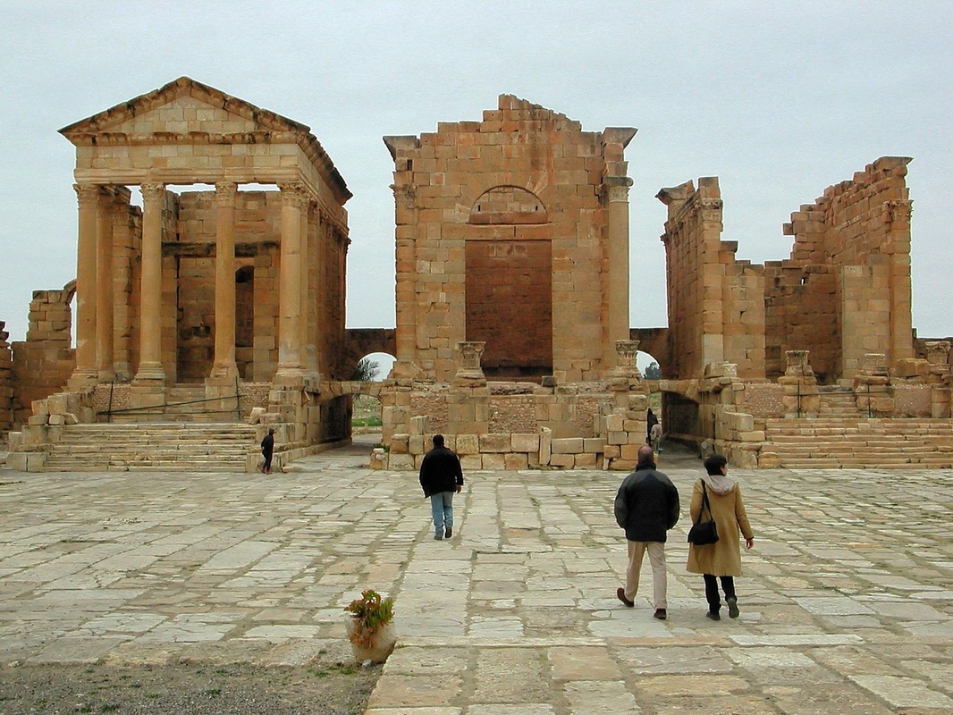 Site archéologique de Sbeïtla - Capitole romain