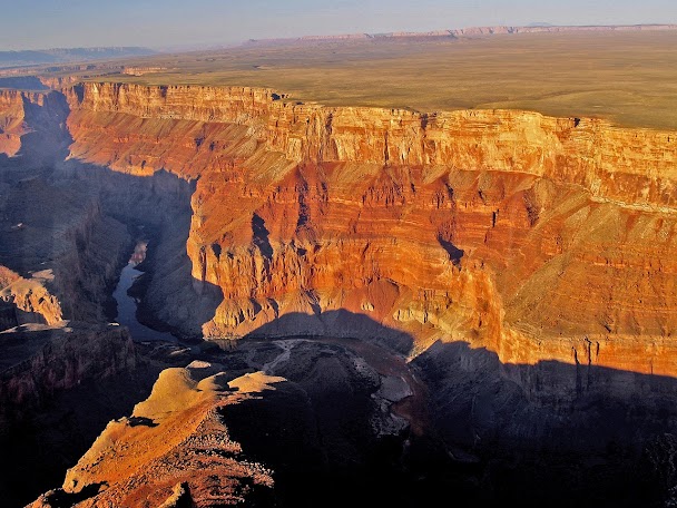Vue du Grand Canyon, Arizona, road trip moto