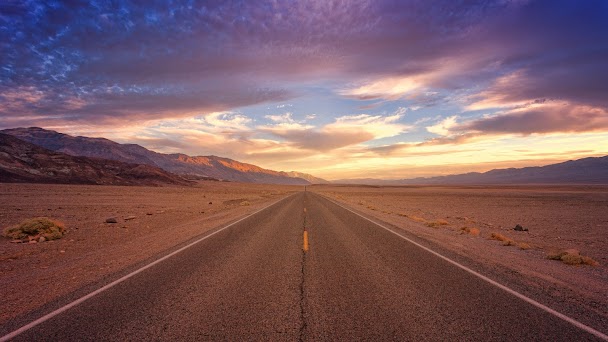 Traversée de la Death Valley à moto, Badwater Basin