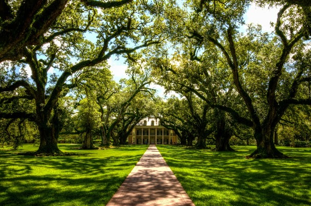 Plantation en Louisiane, voyage moto Route du Blues