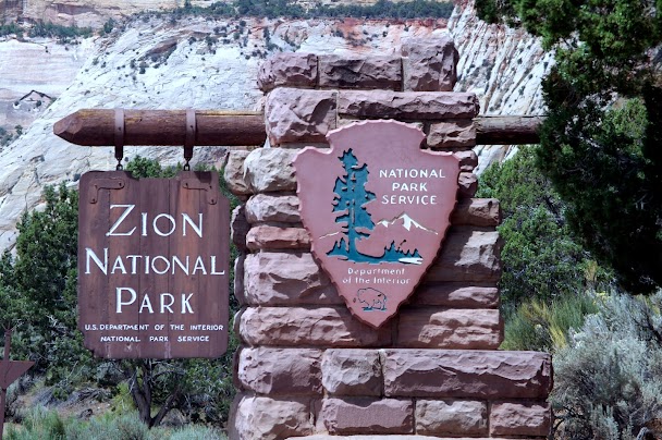 Zion Canyon, Utah, route panoramique