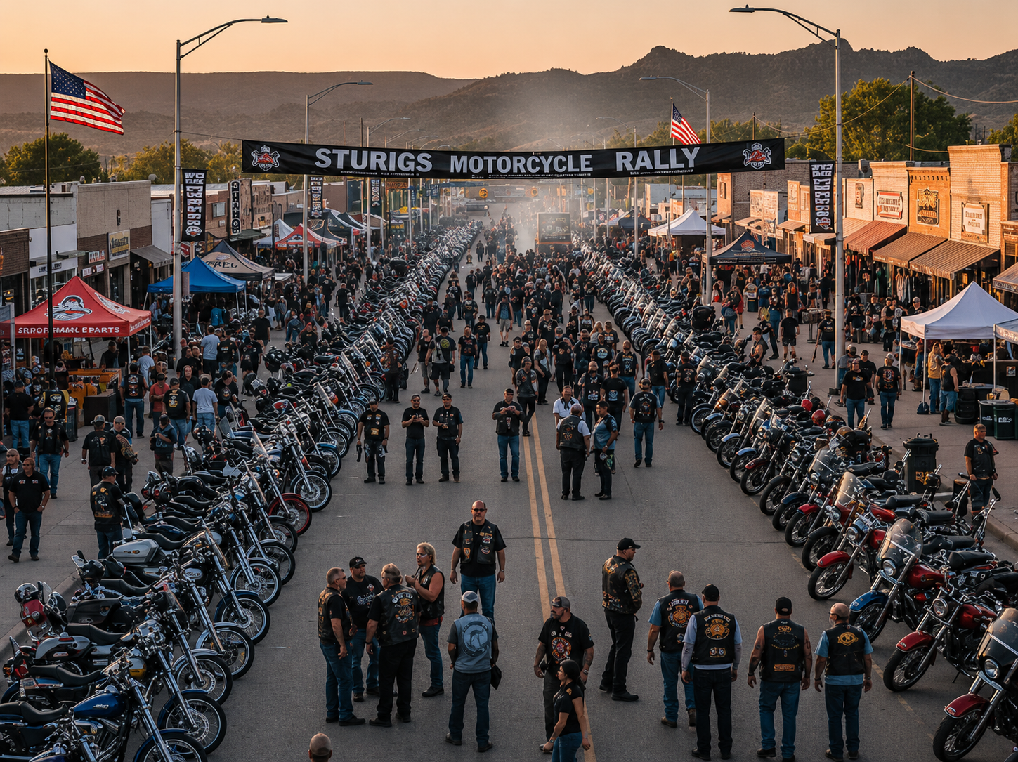 Sturgis Motorcycle Rally – Le plus grand rassemblement moto des Black Hills, Dakota du Sud