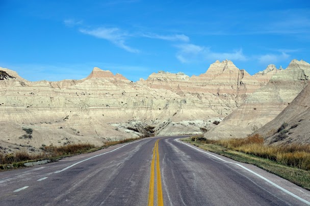 Badlands National Park, paysages érodés