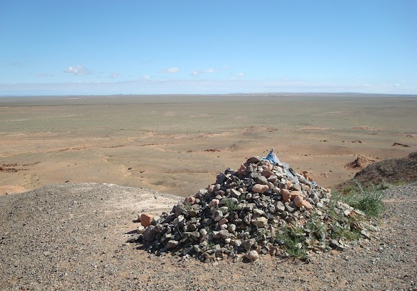 Ruines du temple d'Onguy, désert de Gobi