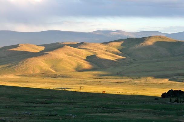 Paysage de l'Arkhangai, Mongolie