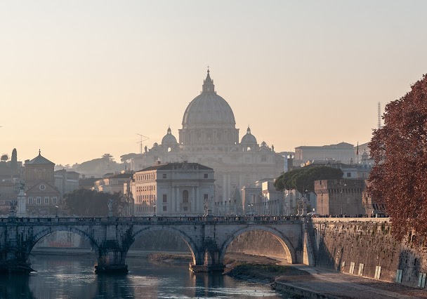 Vue de Rome avec le Vatican