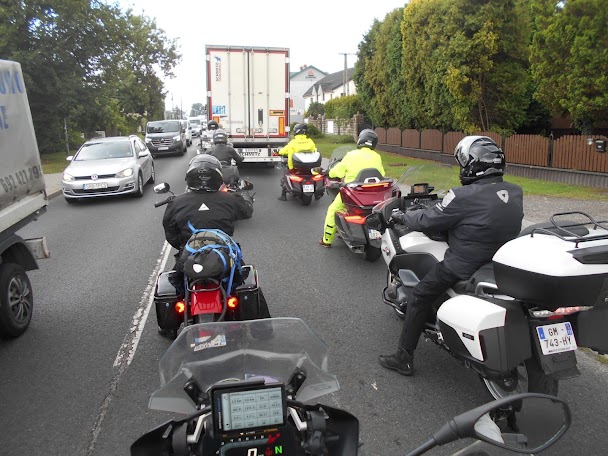 Rassemblement de motards à Strasbourg