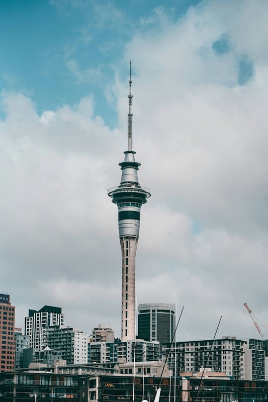 Skyline d'Auckland et Sky Tower