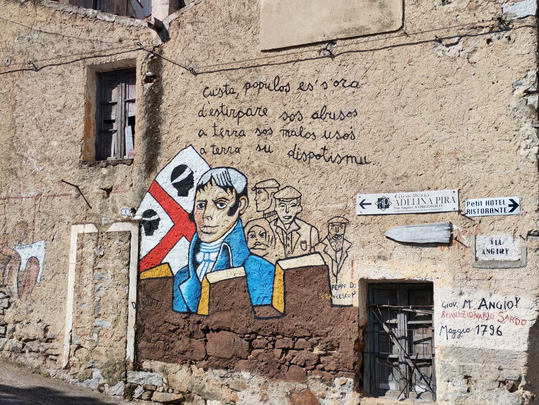Village sarde et paysages méditerranéens