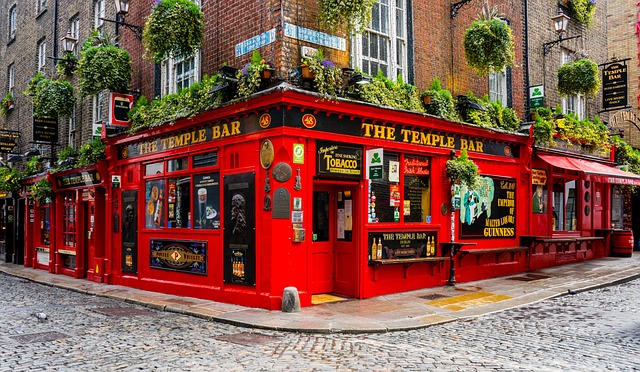 Centre-ville de Dublin en Irlande