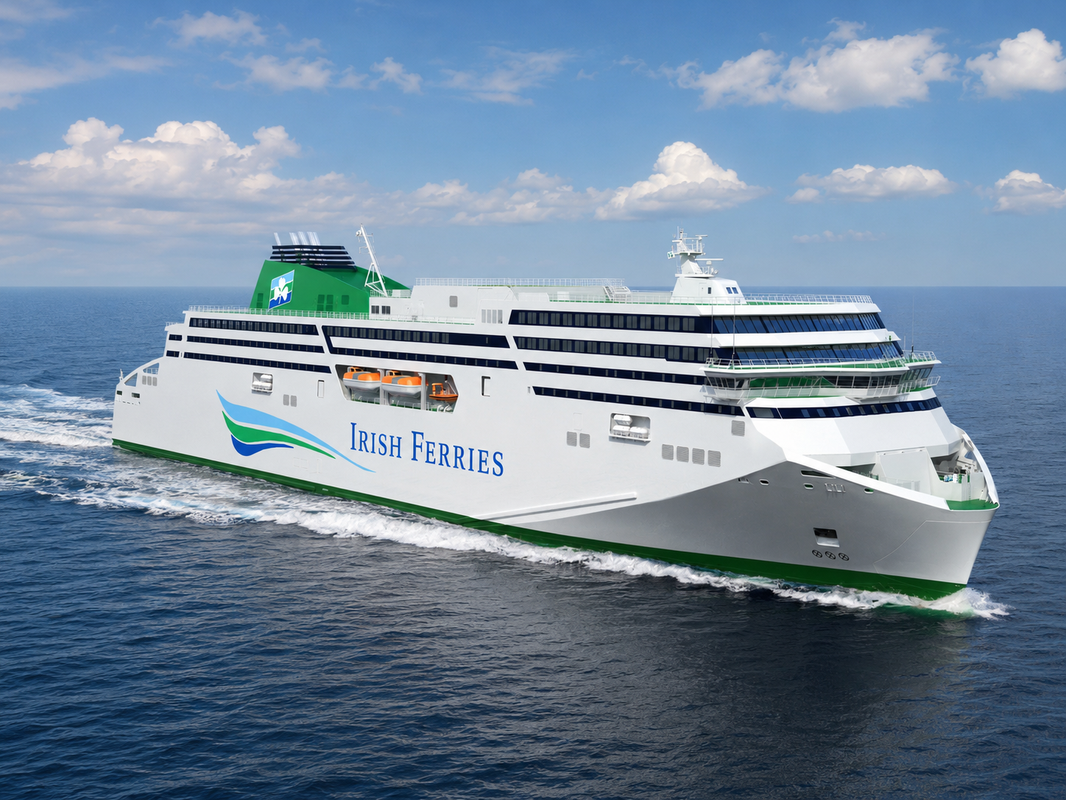 Ferry au départ de Dublin vers Cherbourg