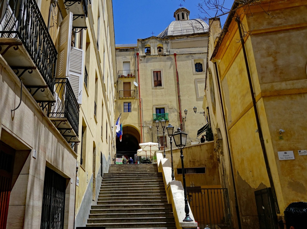 Cagliari et la Sardaigne lors du voyage moto