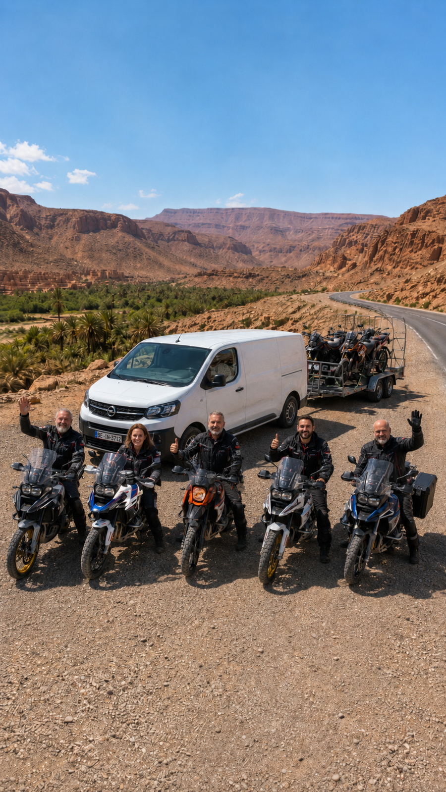 Raid moto transsaharien France-Sénégal avec France Moto Voyages : traversée du désert du Sahara, routes africaines, dunes et paysages de l'Ultima Ride Dakar