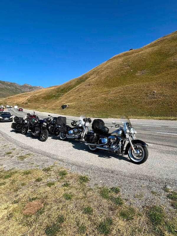 Route en Lombardie à moto