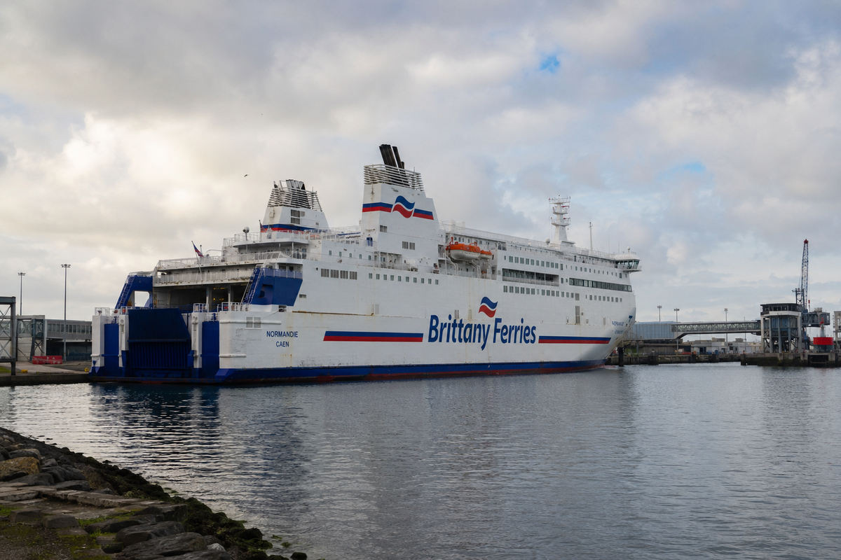 Brittany Ferries au départ de Ouistreham pour le voyage moto au Pays de Galles