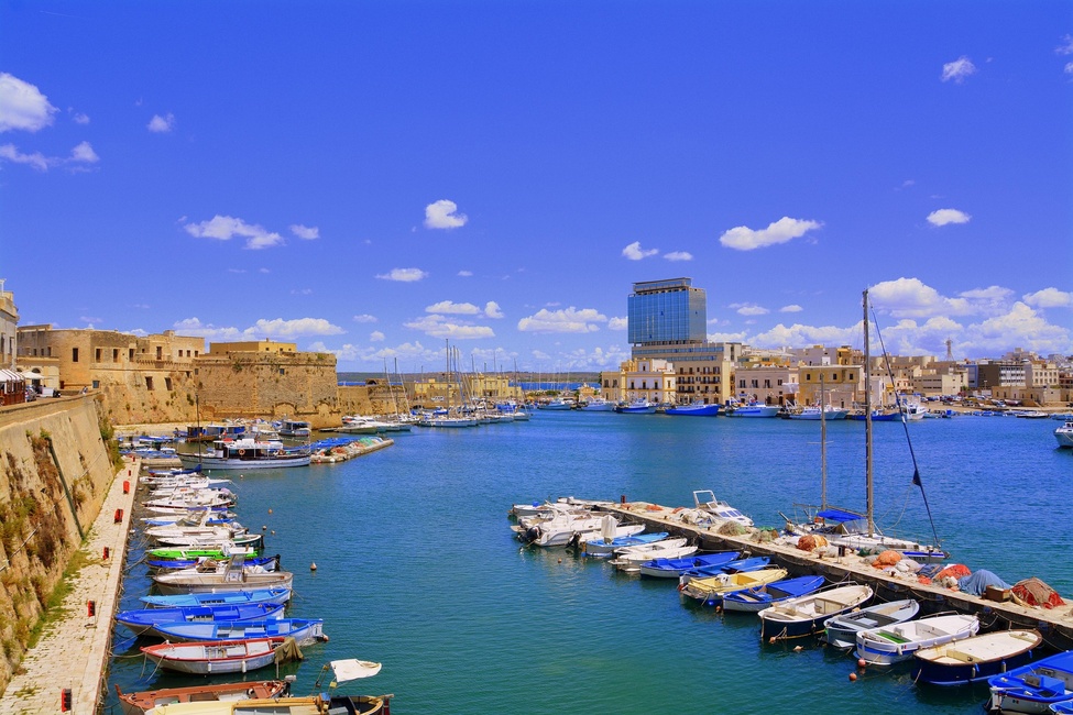 Gallipoli sur la côte ionienne des Pouilles