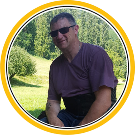 Portrait de Christophe, rider FMV
