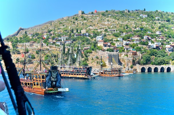 Forteresse d'Alanya sur la côte méditerranéenne turque