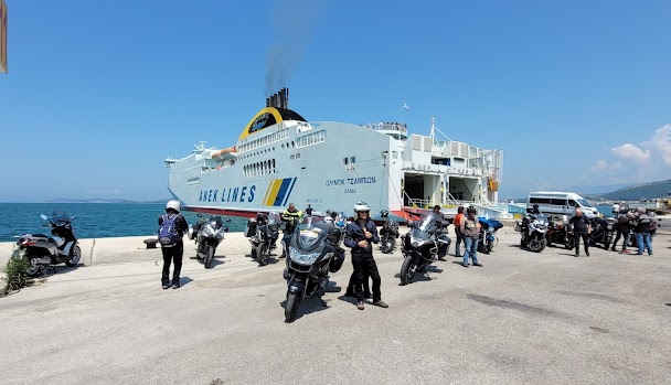 Ferry de retour en Italie, côte adriatique