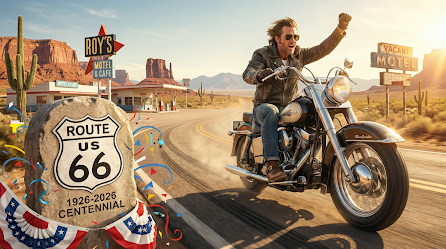 Voyage moto Route 66 et musée Harley-Davidson
