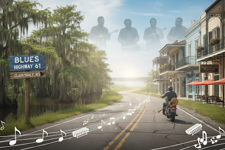 Voyage moto Route du Blues en Harley-Davidson