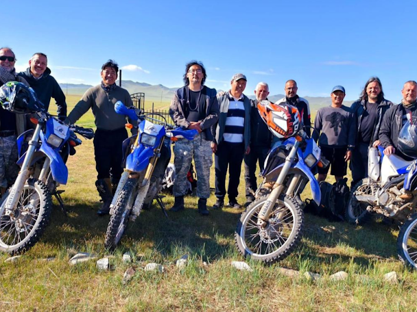 Roadtrip moto offroad en Mongolie