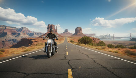 Voyage moto Ouest américain parcs nationaux Route 66