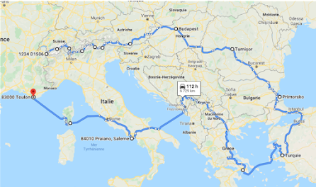 Voyage moto Europe du sud routes sinueuses