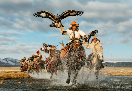 Moto enduro Steppes Mongolie Yourte